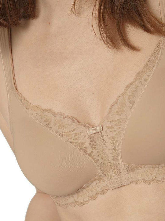 Σουτιέν χωρίς μπανέλα Triumph modern Lace+cotton N 10207539-00EP Μπεζ