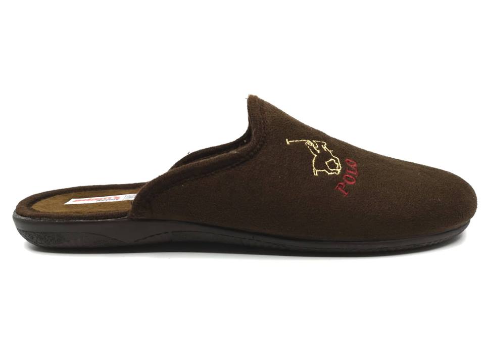 Ανδρική παντόφλα ADAM'S 742-6505 καφέ