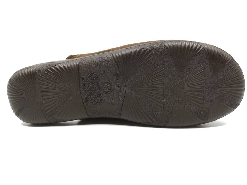 Ανδρική παντόφλα ADAM'S 742-6505 καφέ