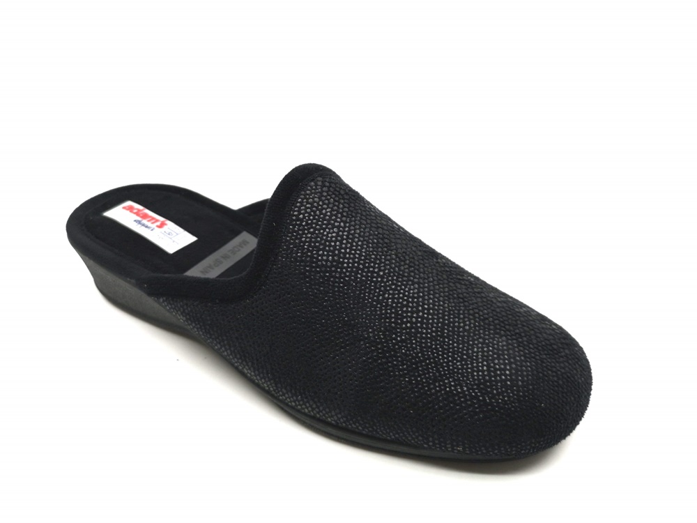 Γυναικεία παντόφλα ADAM'S 716-18503 μαύρο 