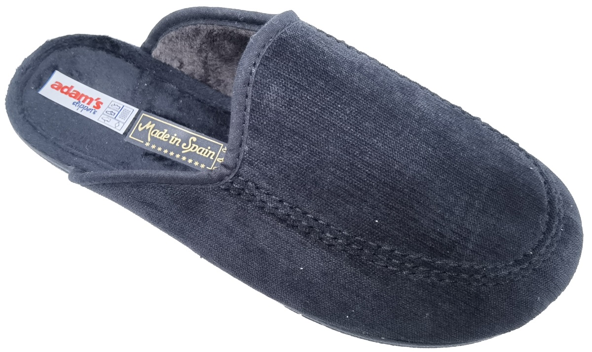 Ανδρική Χειμερινή παντόφλα ADAM'S 624-21512 Μαύρο