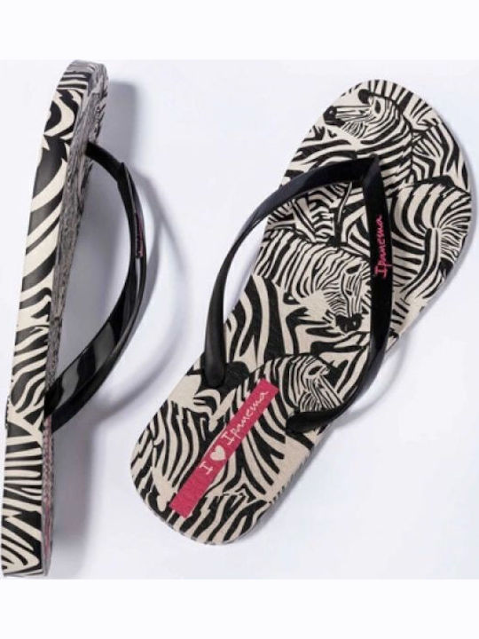 Γυναικεία Σαγιονάρα ANIMALE PRINT VI FEM IPANEMA 83617-AY386 780-25370-26 BEIZE BLACK PINK