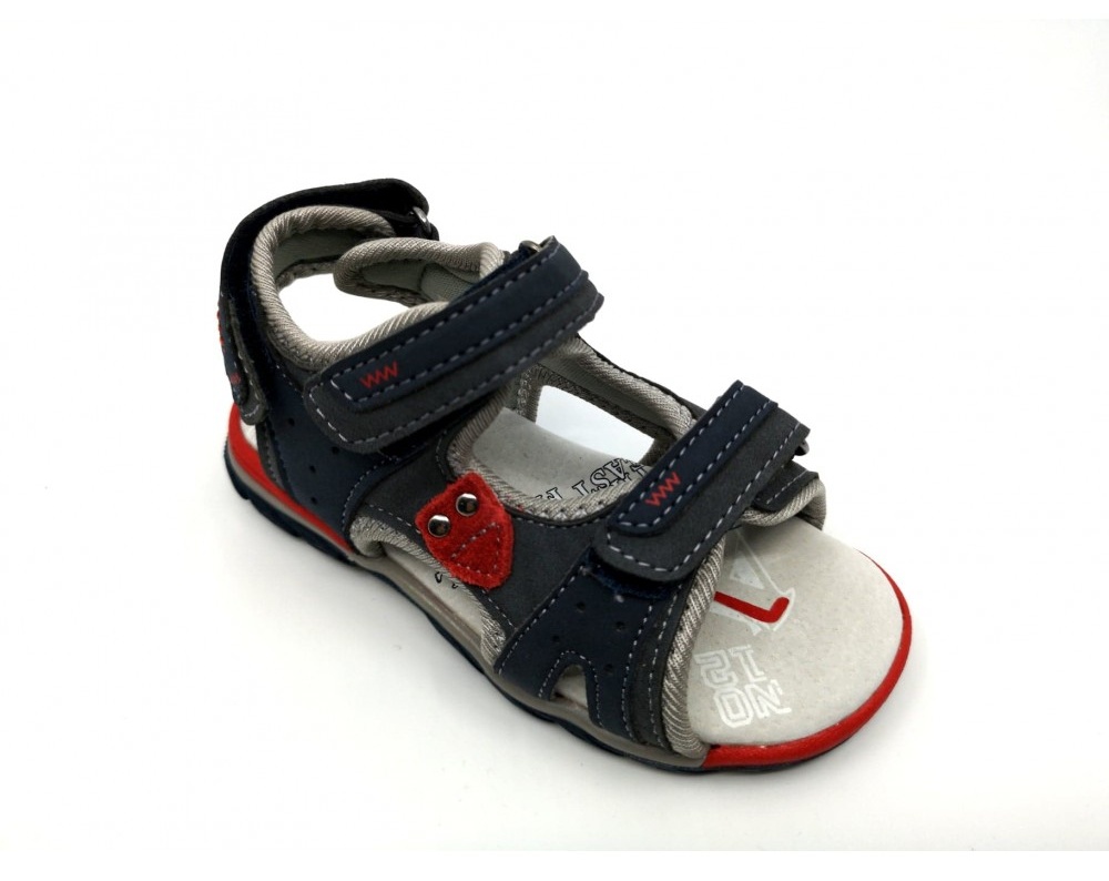 Αγορίστικο Πέδιλο με αυτοκόλλητο velcro SABINO 133267