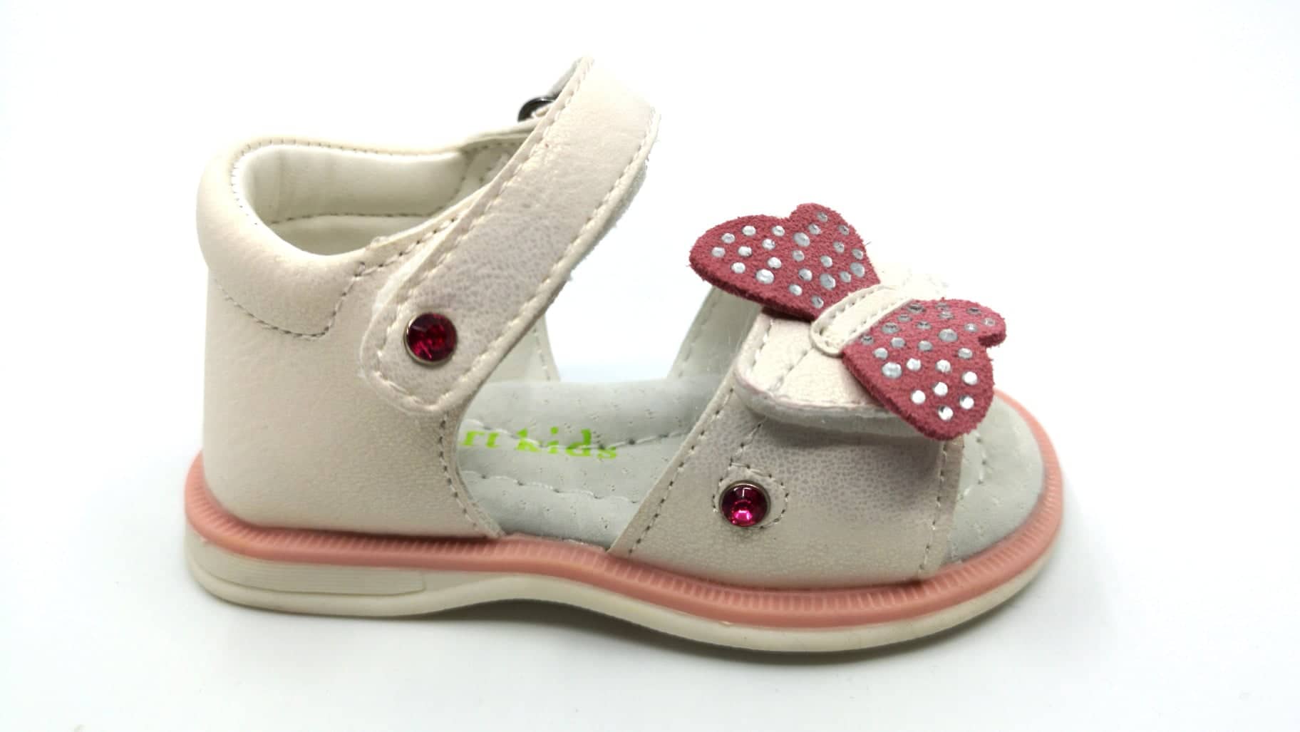 Κοριτσίστικο Πέδιλο bebe με αυτοκόλλητο velcro SMART KIDS 22-052